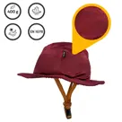 Vizorz SwitchCap fietshelm Red shiny classic