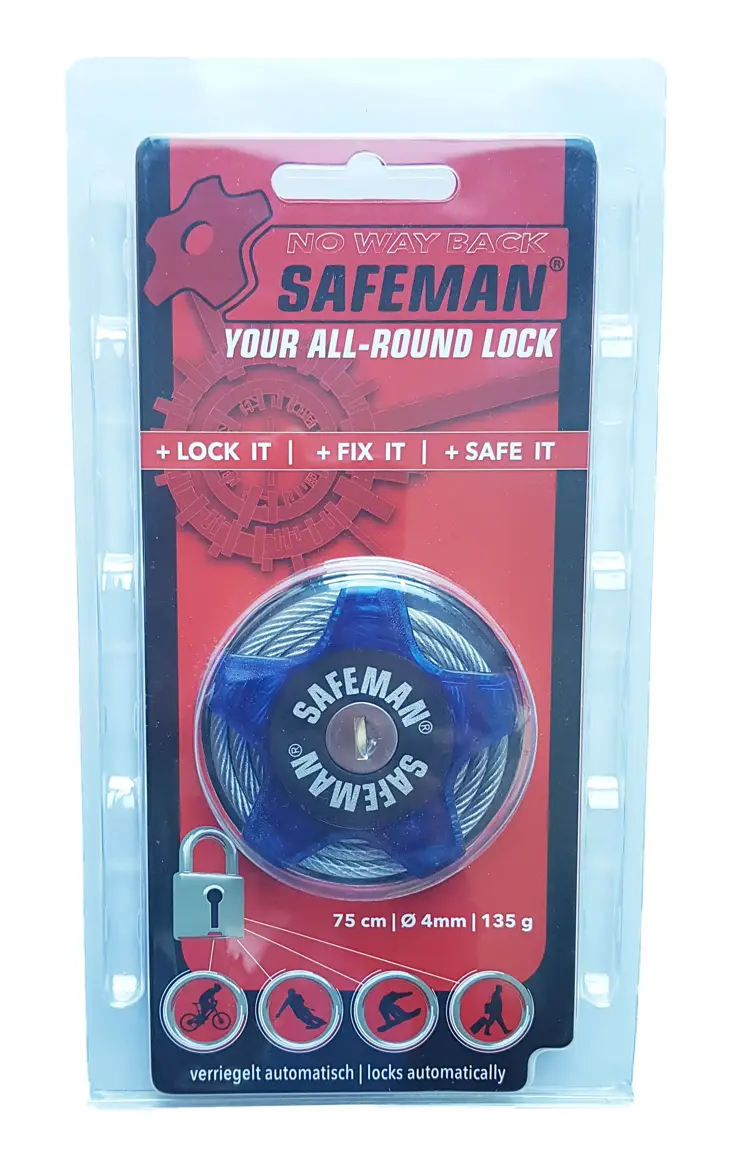 Safeman Mountainbike en Racefiets fietsslot