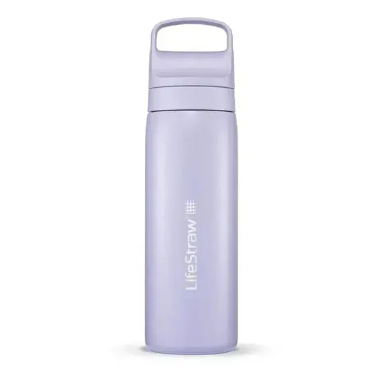 Lifestraw Go - RVS Waterfles 500ml - Paars
