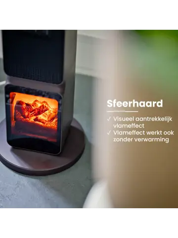 Keramische Kachel met Sfeerhaard