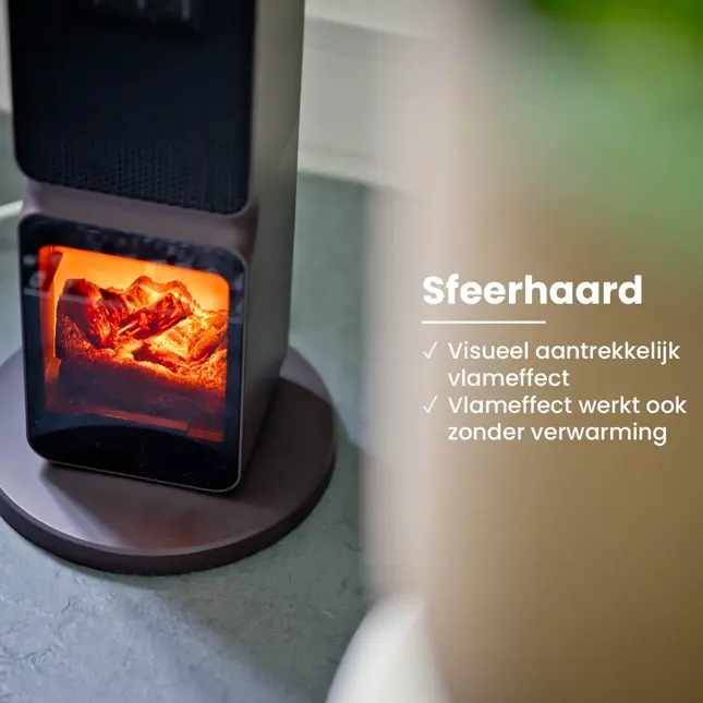 Keramische Kachel met Sfeerhaard