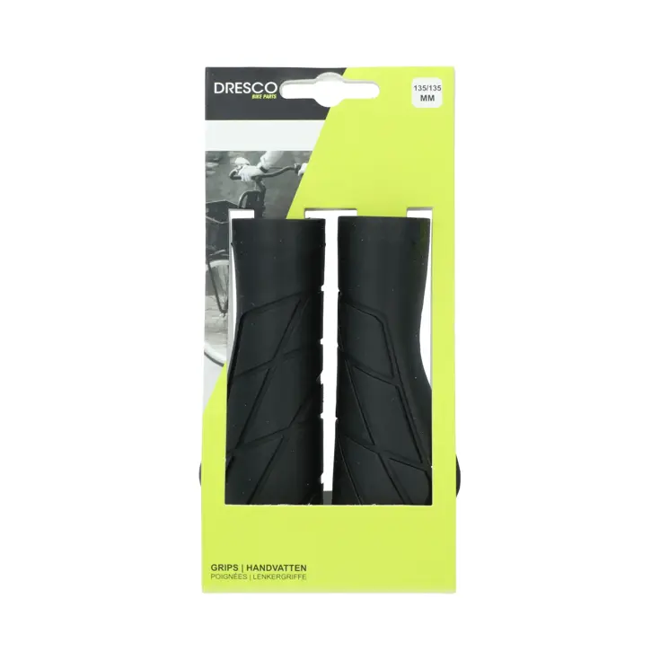 Ergonomische handvatten 135mm voor rijcomfort