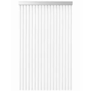 Deurgordijn - 90x220 cm Wit - Pvc - Hem