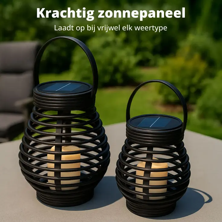 Solar Camping Lantaarn  - 2-pack