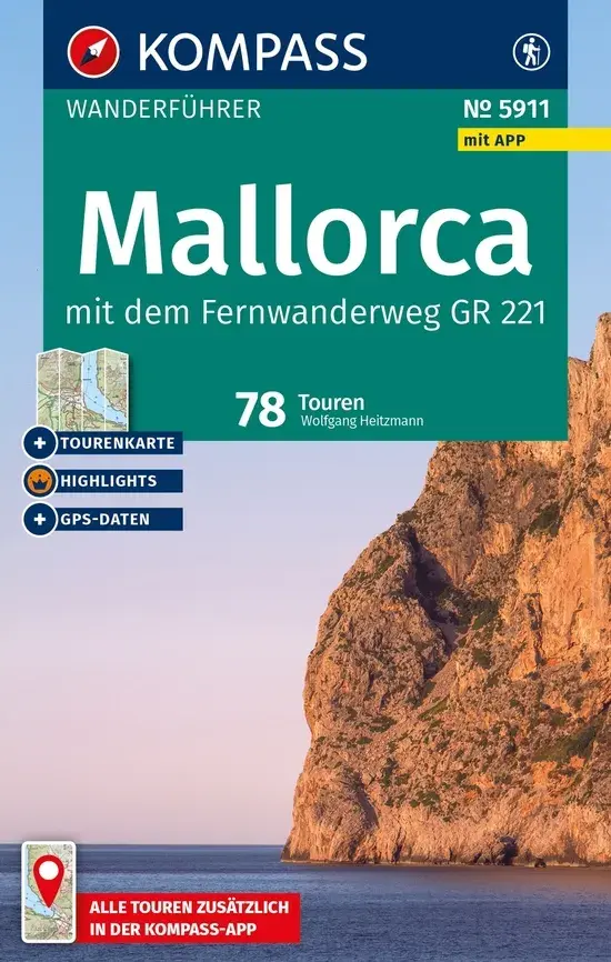 Kompass Wanderführer 5911 Mallorca