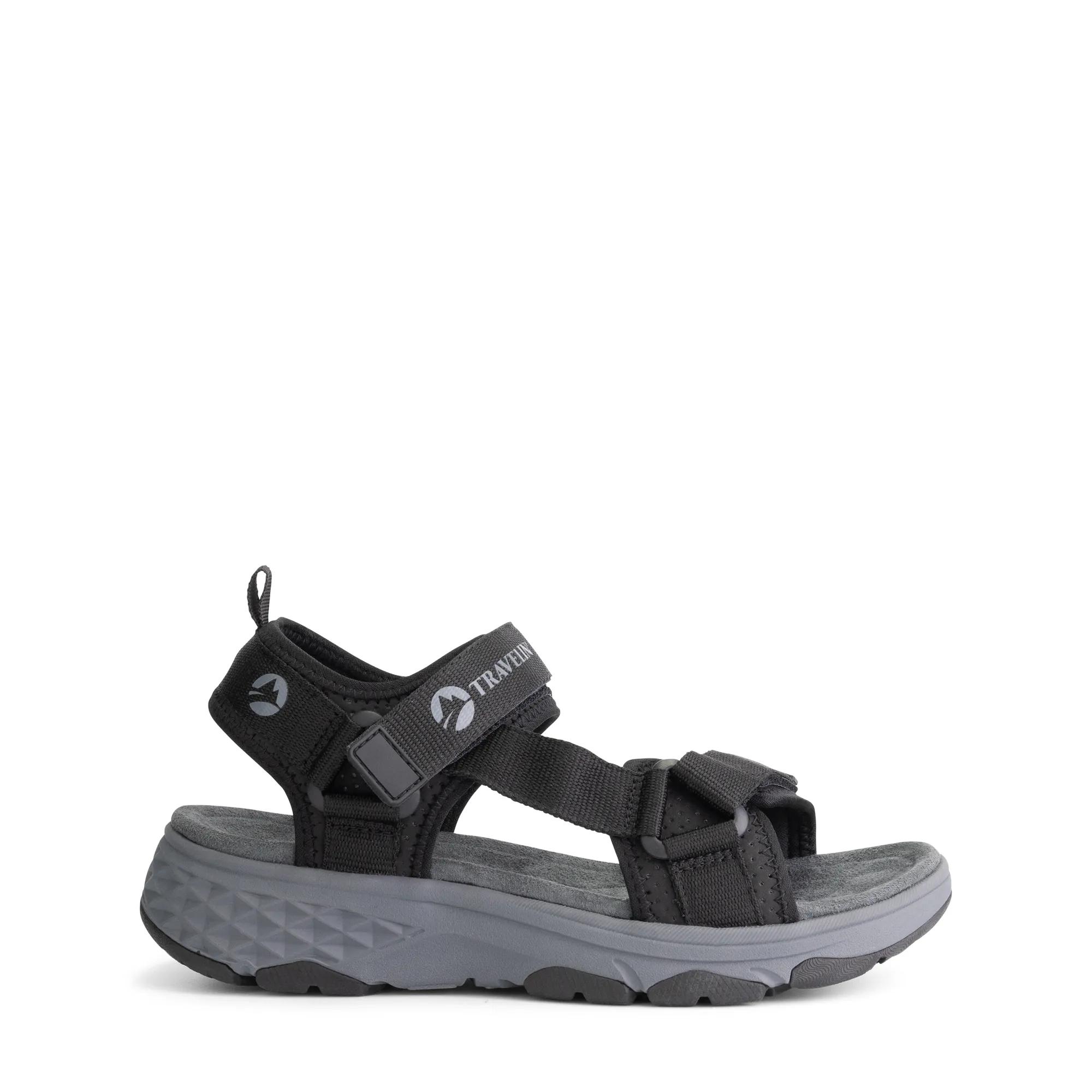 Travelin' Angvik  Dames outdoorsandalen  Zwart main product image