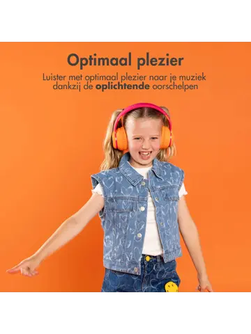imoshion Kinder Koptelefoon LED - Roze / Oranje
