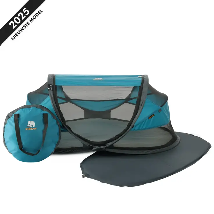 Baby luxe campingbedje - Zelfopblaasbare matras
