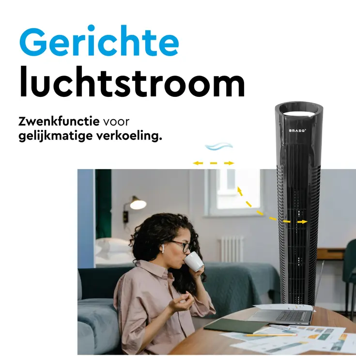 Torenventilator - 80 cm – Met Afstandsbediening