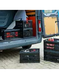 Square vouwkrat Heavy Duty 45L antraciet