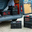 Square vouwkrat Heavy Duty 45L antraciet