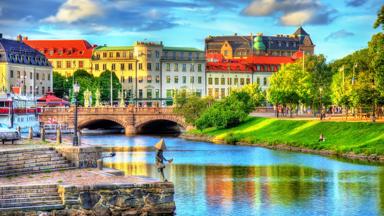 zweden-göteborg-stadsgezicht kleurige huizen_shutterstock