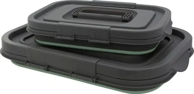 Eurotrail Siliconen Opvoubare Mand + Deksel M