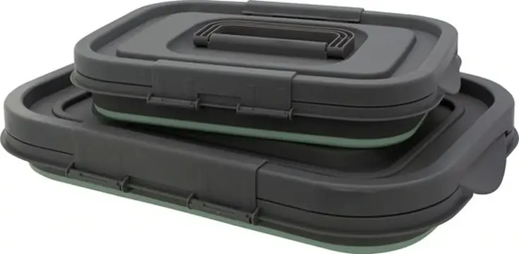 Eurotrail Siliconen Opvoubare Mand + Deksel M