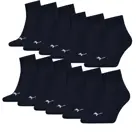 12 paar - Uniseks - Quarter Sokken