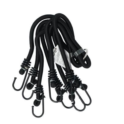 8-armige bagagebinder met haken 30-55cm Ø 8mm