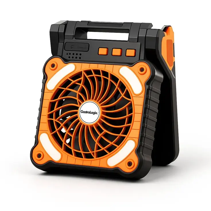 3-in-1 Zonnepaneel Powerbank Ventilator