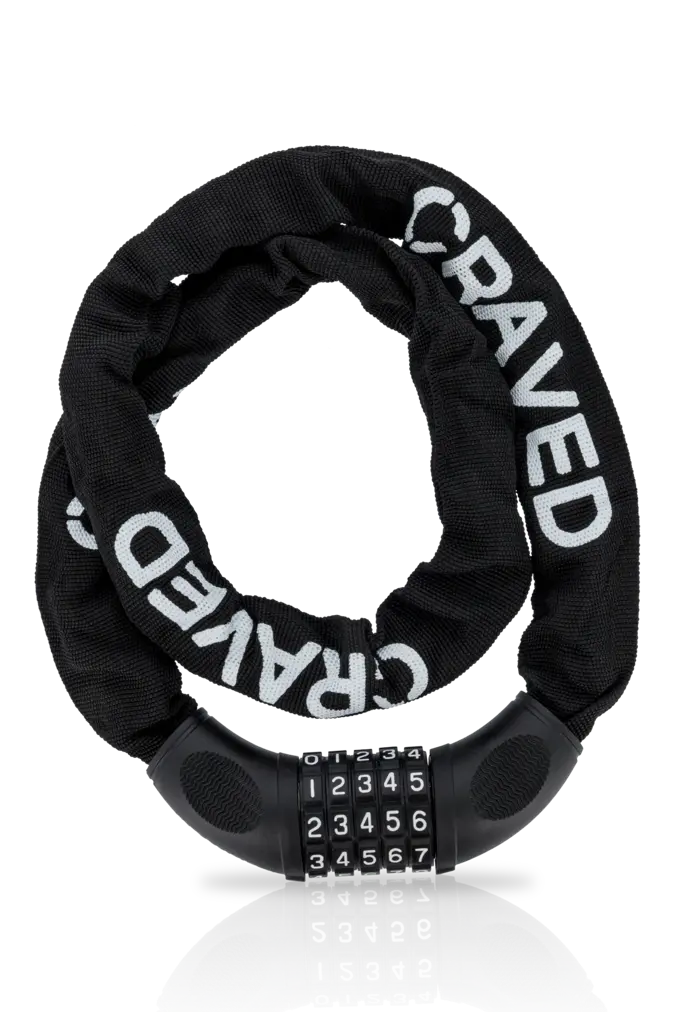 Craved Fietsslot City - Cijferslot - 100cm