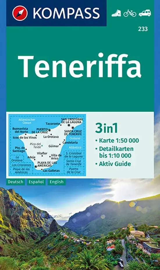 Wandelkaart WK233 Tenerife