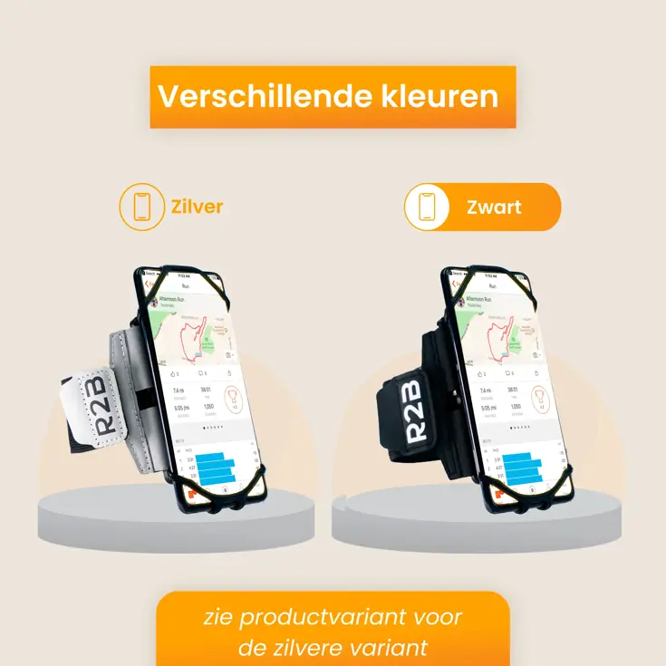 Hardloop telefoonhouder met 360° rotatie
