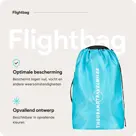 Flightbag – Vliegtuighoes – 70-100L – Blauw