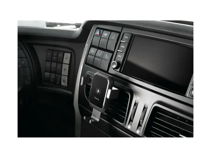 Telefoonhouder met draadloze oplader