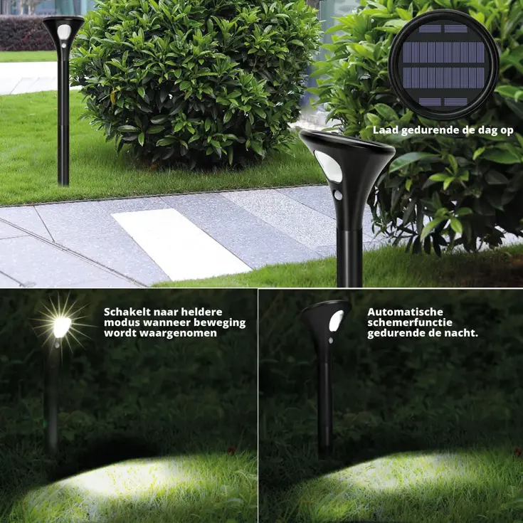 Solar Lamp - Spike - 2-stuks