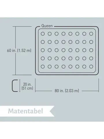 Luchtbed - Bestway - 2P - 152x203 cm + pomp
