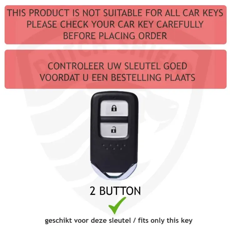 TPU Sleutelhoesje voor Honda zwart A2