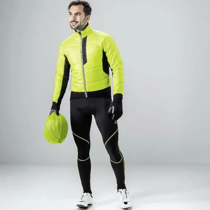 Fietsbroek met bretels WS heren
