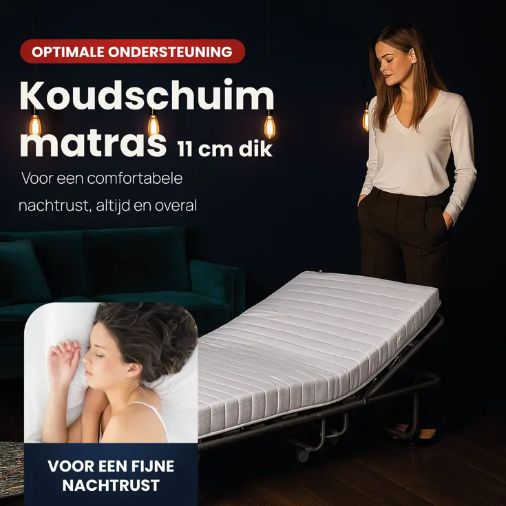 Troonz Campingbed Napoli - 90 x 200 - Set