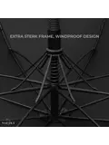 Nafaka Automatische Stormparaplu met opberghoes
