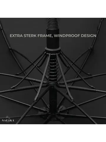 Nafaka Automatische Stormparaplu met opberghoes
