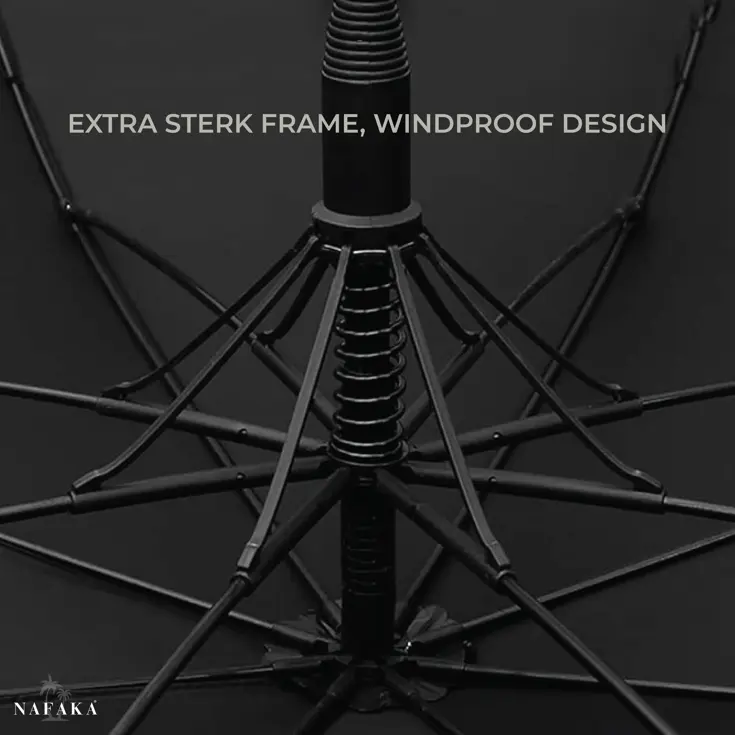 Nafaka Automatische Stormparaplu met opberghoes