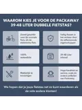 Fietstas Rolltop - Dubbel - Waterdicht