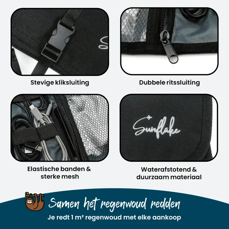 Kabel organizer set 2 stuks - Compact