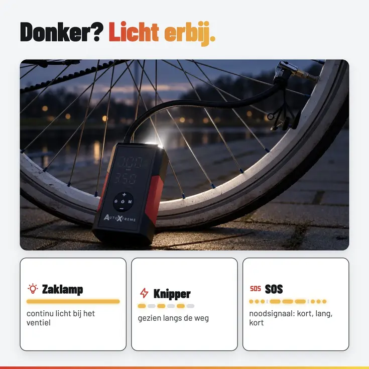 Air-200 - Luchtcompressor & Elektrische fietspomp
