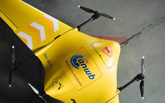Drones helpen bij medisch transport
