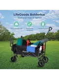 Bolderkar – Tot 120KG – 90L – Zwart