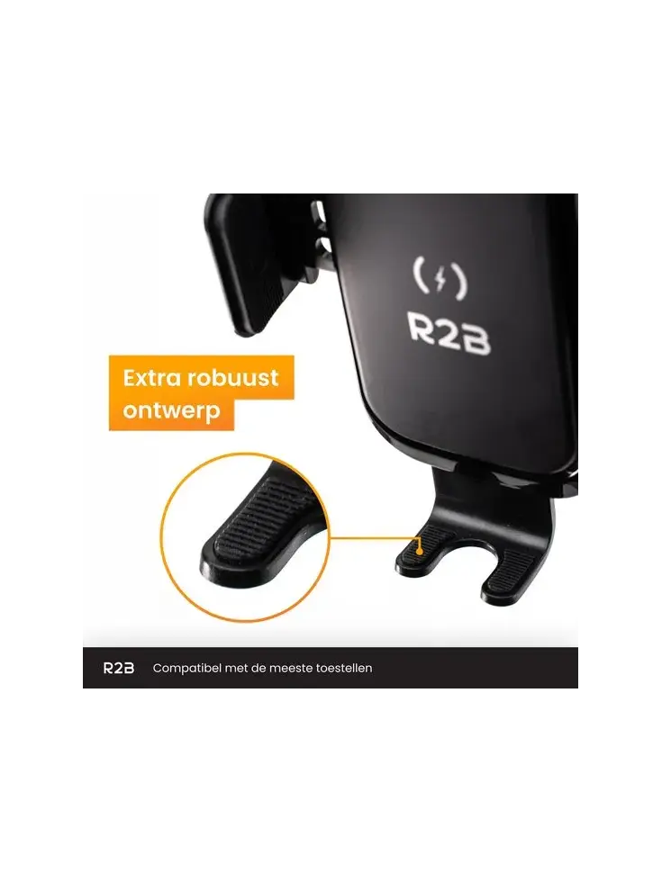 Telefoonhouder Auto met Draadloze Oplader