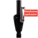 CUHOC Parasol Grijs Ø3m Met Voet En Hoes