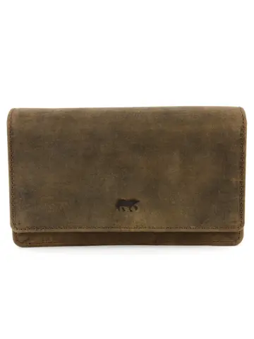 Nature - Dames portemonnee - Leer - 2 ritsvakken