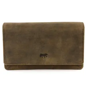 Nature - Dames portemonnee - Leer - 2 ritsvakken