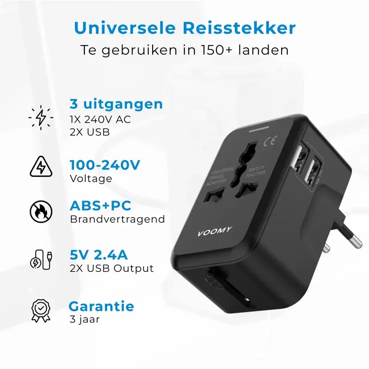 Travel Y10 - Wereldstekker - 150+ landen