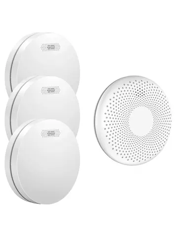 Bundel 3 Rookmelders, 1 Combimelder