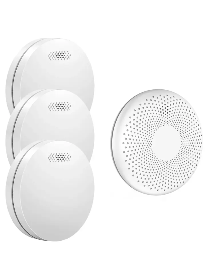 Bundel 3 Rookmelders, 1 Combimelder