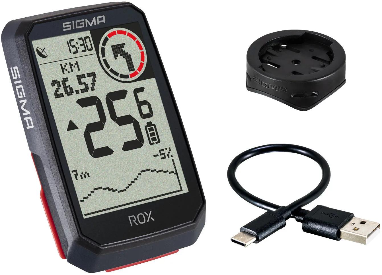 Sigma  Fietscomputer Gps Rox 4.0  Zwart main product image