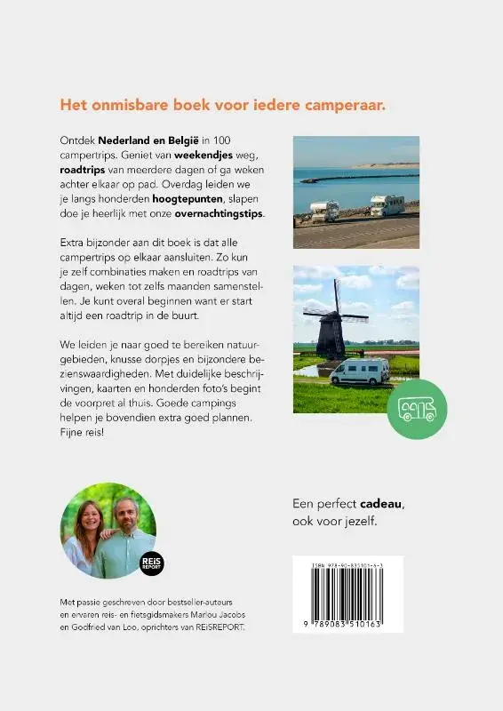 De 100 mooiste campertrips van Nederland & België