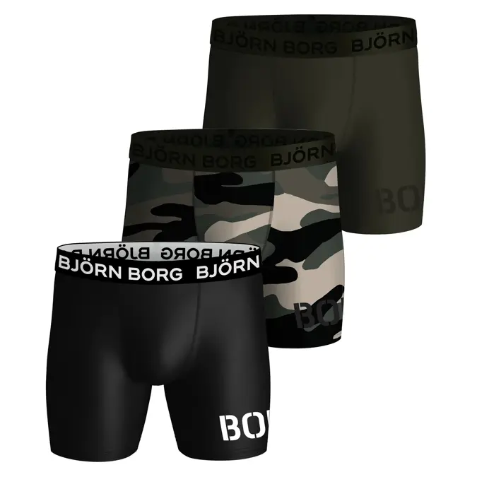Heren 3-Pack Performance Boxers Björn Borg