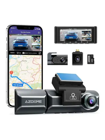M550 Pro 3CH 4K Wifi GPS 64gb dashcam